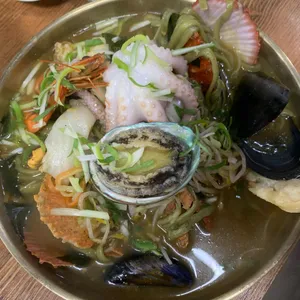 대왕암 돌미역 칼국수 사진