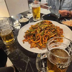야채통닭 사진