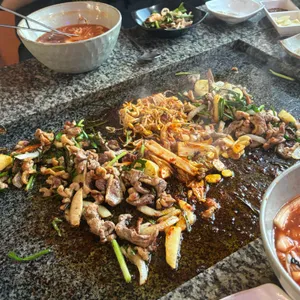 그곳에 오리 사진
