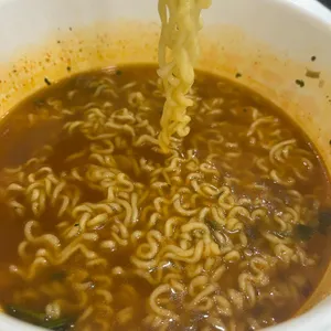 한강라면 스타벅스캡슐 무인카페 리뷰 사진
