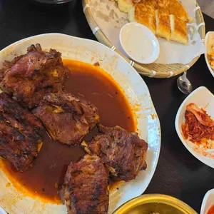 전원 짚불 뼈구이 사진 1