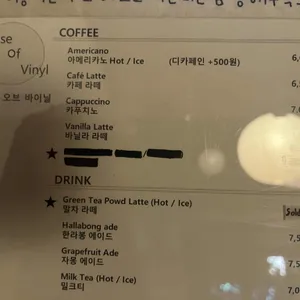하우스오브바이닐 리뷰 사진