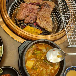 도천삼백식당프리미엄 사진