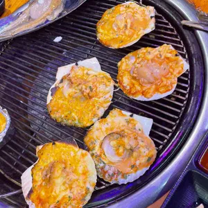 여수 회 조개구이 사진