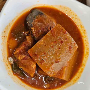 조피나메밀묵 사진