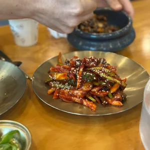 산아래 우렁쌈정식 사진