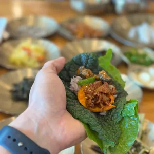 산아래 우렁쌈정식 사진