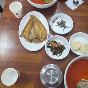 오대감참가자미물회 사진