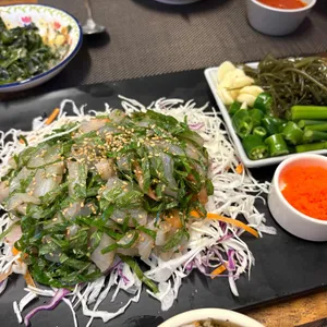 깻잎막회 사진