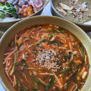 청초수물회 사진