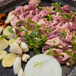 황금산오리구이 사진