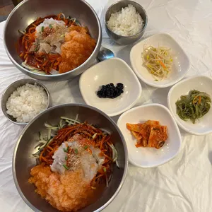천자물회 사진