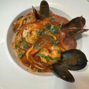 스파게티가있는풍경 사진