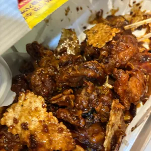 단양흑마늘 누룽지닭강정 사진