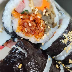 명품달인김밥 리뷰 사진