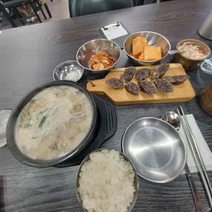 원종동 장터 순대국 사진