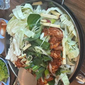 통나무집 숯불닭갈비 사진