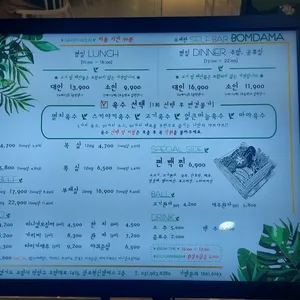 봄담아 리뷰 사진