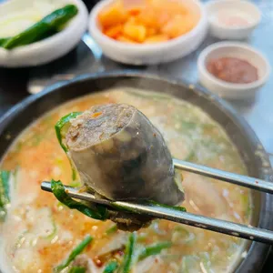 꿀꿀 진 순대 사진