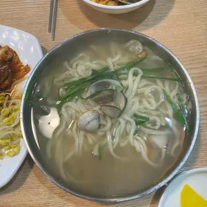 온천칼국수 사진
