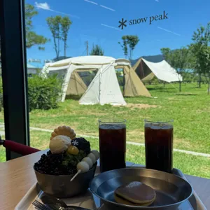 스노우피크 카페 리뷰 사진