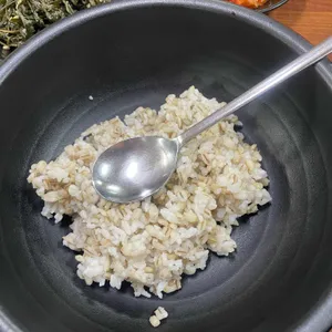 강된장보리밥 사진