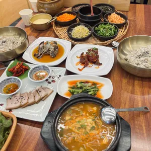 보리밥한상 사진