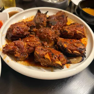 전원 짚불 뼈구이 사진