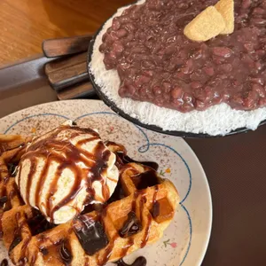 돼지팥빙수 사진