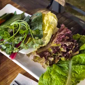 미나리쌈겹살 사진