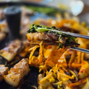 미나리쌈겹살 사진