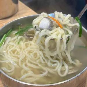 온천칼국수 사진