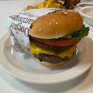 원스타올드패션드햄버거 사진