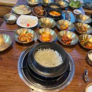 교산가마솥밥한상 사진