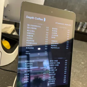 뎁스커피 리뷰 사진