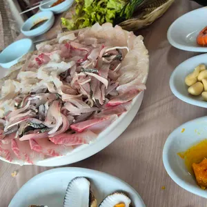 물운대 천우장 횟집 사진