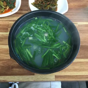 송천강재첩국 사진