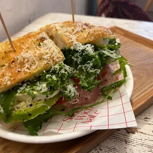 카페샌드위치날에 사진