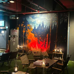 왕십리 술집 캠핑포차 불멍 리뷰 사진