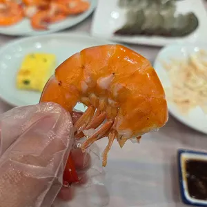 왕새우와 회사랑 사진