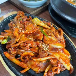 청국장과보리밥 사진