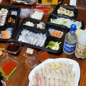 성산일출봉 아시횟집 사진