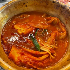 부추통김치삼겹살 사진