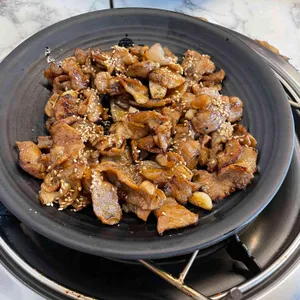 부추통김치삼겹살 사진