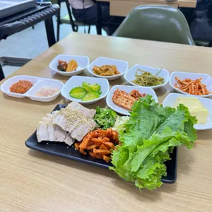 김치와수육 사진