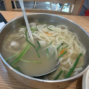 온천칼국수 사진