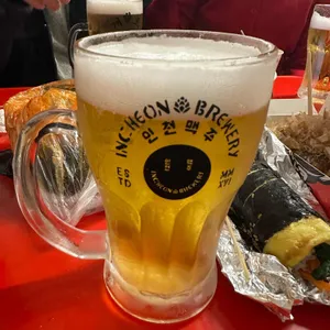 인천맥주 외부음식환영 사진 1