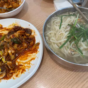온천칼국수 사진