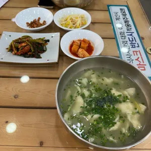 사평다슬기수제비 사진