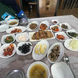 전라도밥상 어촌마을 사진